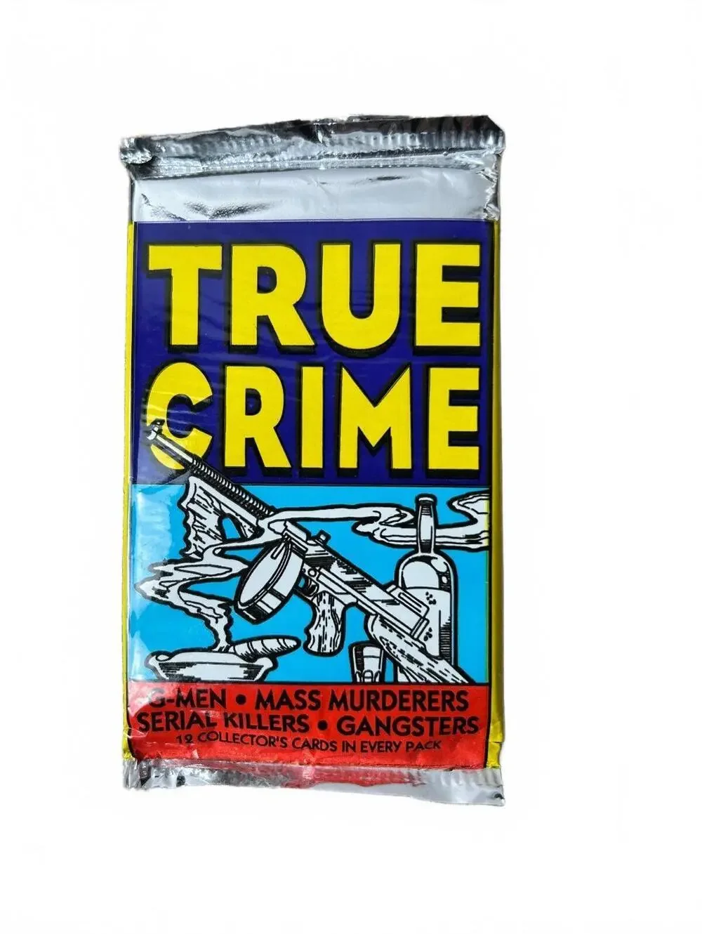 True Crime Vintage Trading Cards Pack with Jeffrey Dahmer Card
